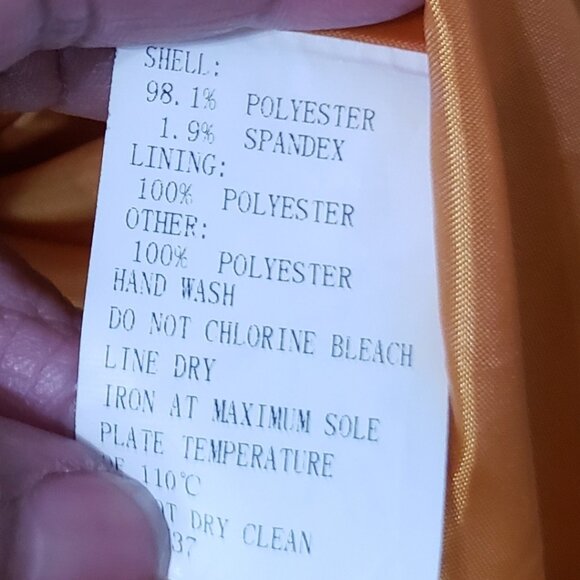 Uge Womens Textured Zip-Up Jacket With Pockets Yellow mustard Large - Picture 4 of 16